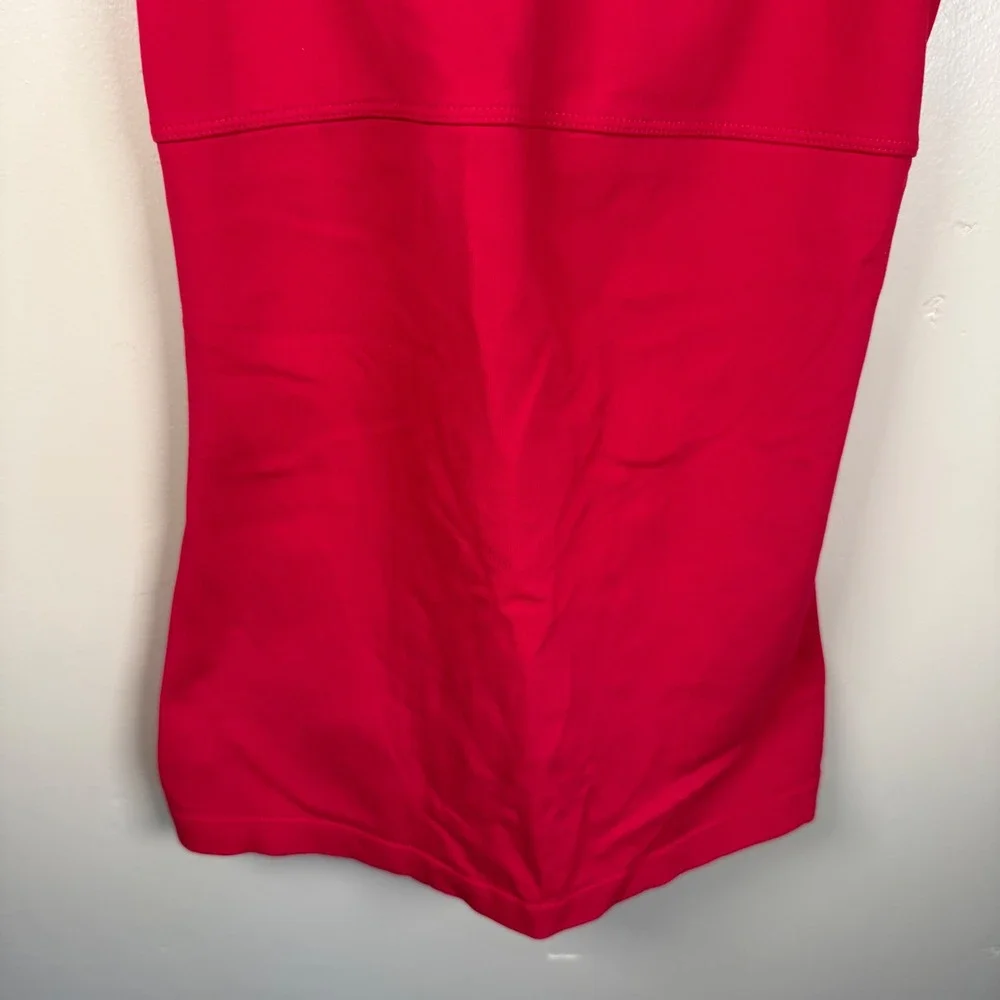 Alo Yoga Lotus Tank Women XS Cherry Red Strappy Racerback Built-in Bra‎ Workout